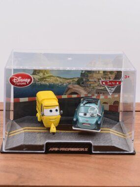 Ape Professor Z - Disney Store Pixar Cars 2 Vehicles Metal with Collectors Case